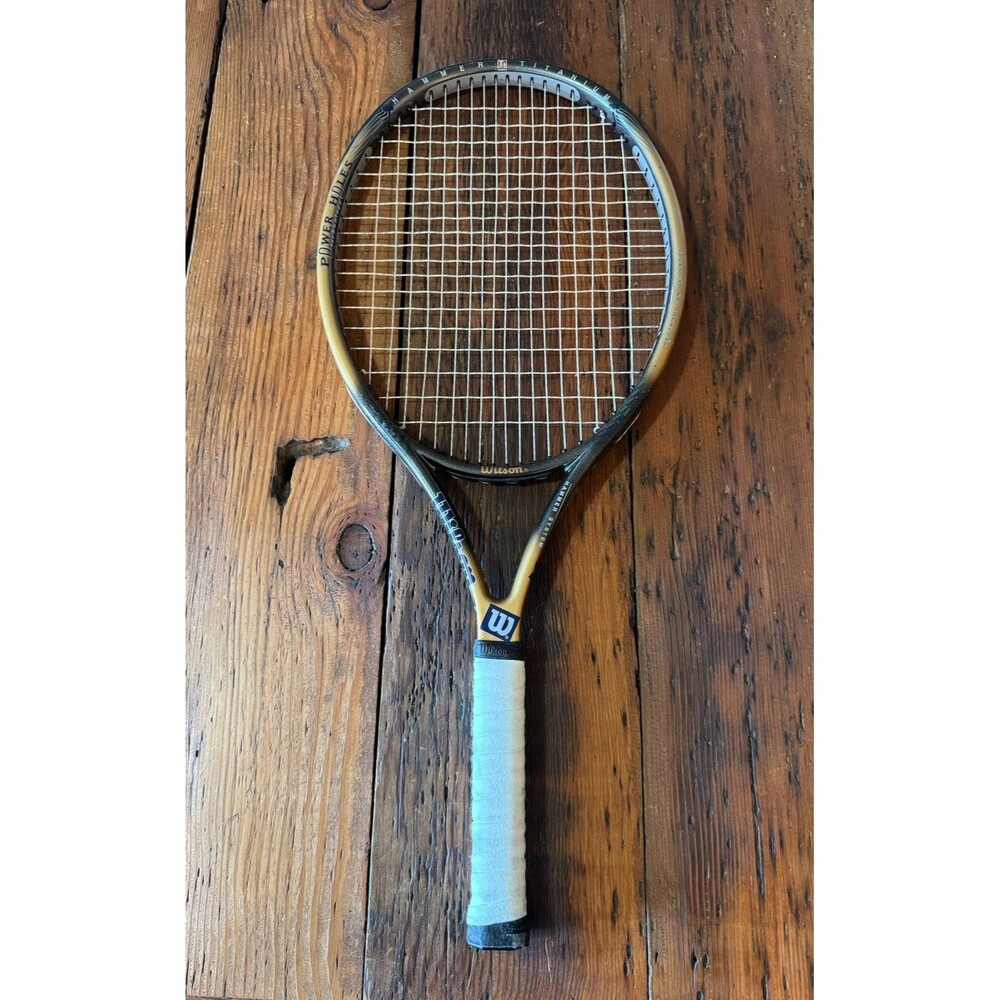 Wilson Hammer 3.2 Power Holes Titanium Super Oversize Tennis Racquet Grip 4 1/8